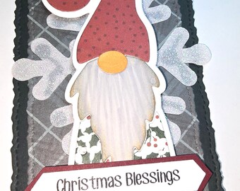 Christmas Gnome Tags, Christmas Tags, Handmade Tags, Gnomes, Gift Tags