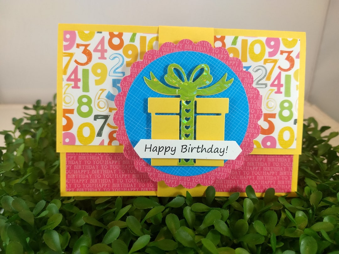 Birthday Gift Card Holder Birthday Card Gift Card Holder Etsy
