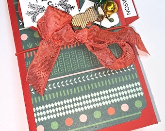 Accordion Style Gift Card Booklet for Multiple Gift Cards