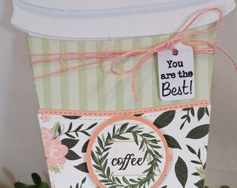 Titular de la tarjeta de regalo de la taza de café -- Regalo para la tarjeta de café -- Regalo de café -- Taza de café con leche -- Regalo de café para todos