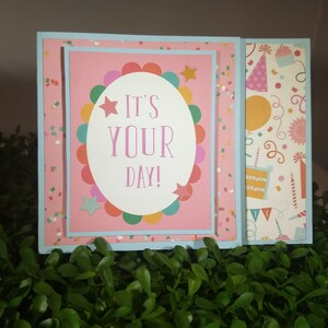 Porte-carte-cadeau d’anniversaire -- Enveloppe de carte-cadeau pour l’anniversaire -- Carte d’anniversaire -- Porte-argent d’anniversaire