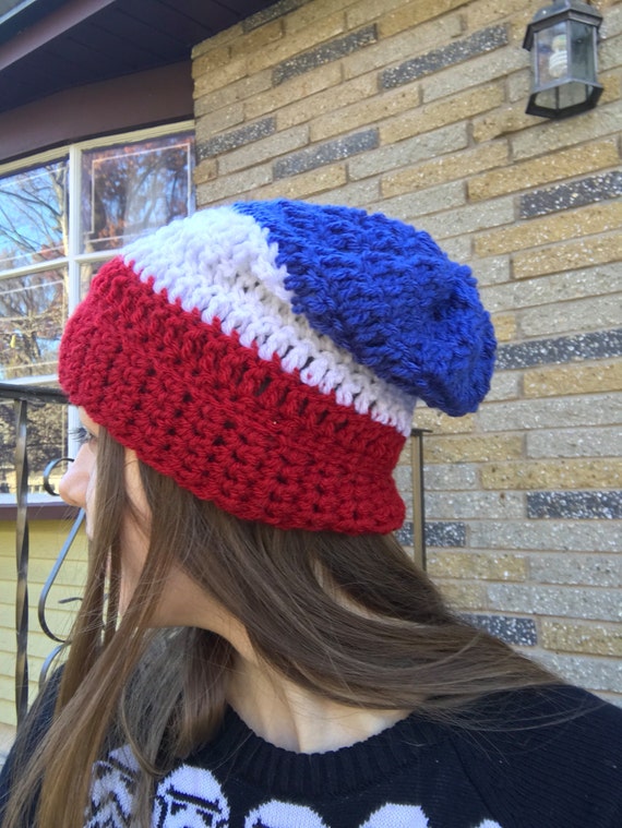 Red White \u0026 Blue Beanie
