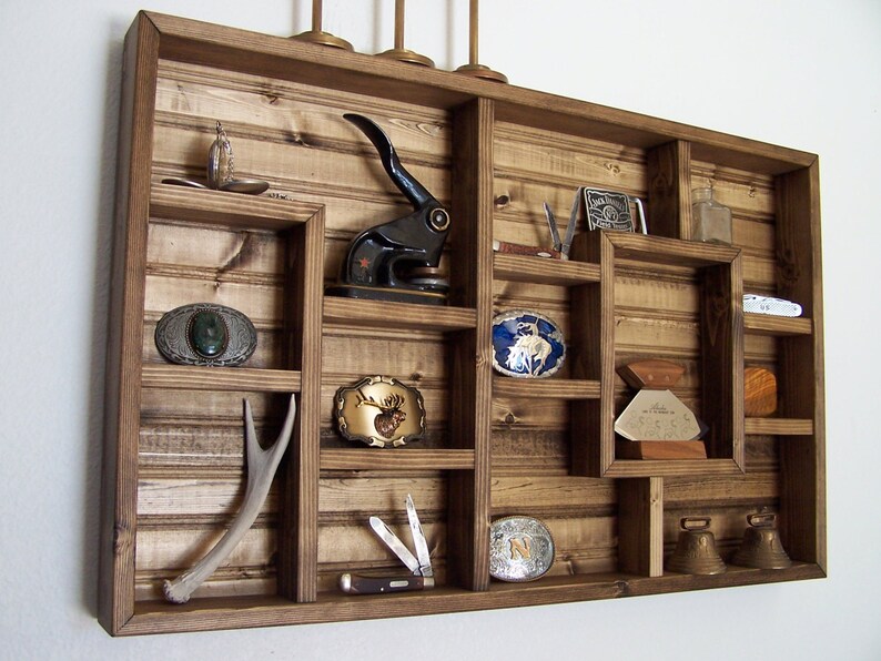 Belt Buckle Shadowbox Display Case Etsy