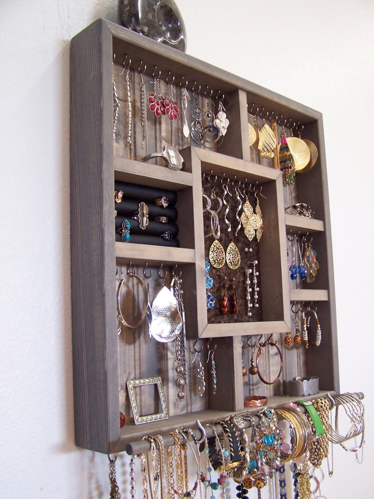 College Dorm Room Decor Jewelry Holder With Bracelet Bar Etsy