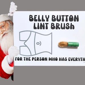 Belly Button Lint Brush Prank Gift Gift for Him Birthday Gift Gag Gift, Joke Gift, Fun Novelty Gift, Secret Santa, Stocking Stuffer
