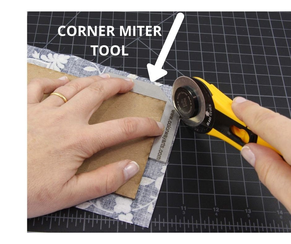 Bookbinding miter tool Corner miter tool Cartonnage tool