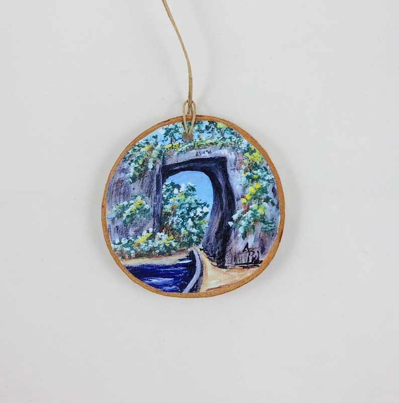 Natural Bridge Wooden Ornament