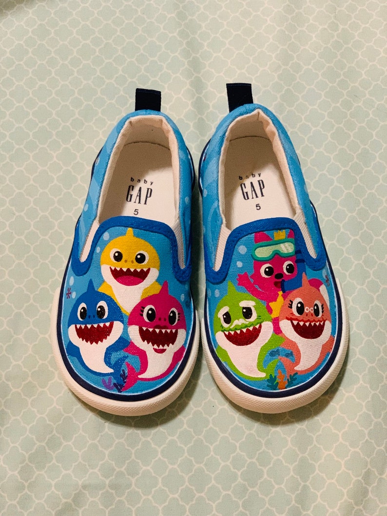 baby shark custom shoes