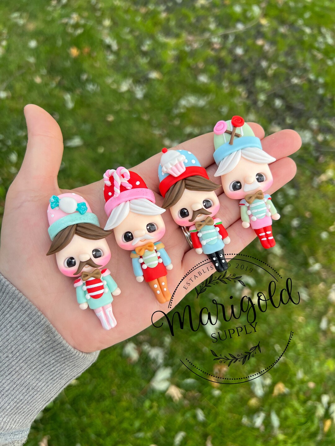 Cutie Nutcrackers Clay Center Clay for Bows Hair Bow Center Etsy