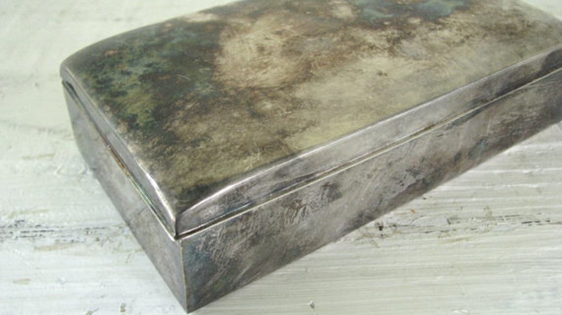 Poole Silver Co. EPCA 1899 Vintage Silverplated Box Etsy