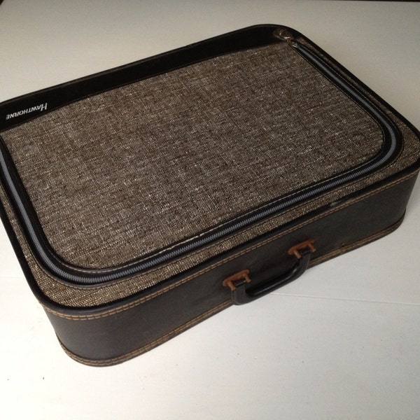 Tweed vinyle Hawthorne valise grand-père