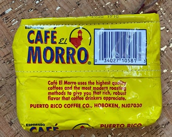 SALE!!! Upcycled Cafe El Morro Pouch