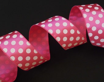 Pink White Polka Dots Ribbon, polka dots Themed party Polka dots Birthday Pink Shower Summer Party Decorations