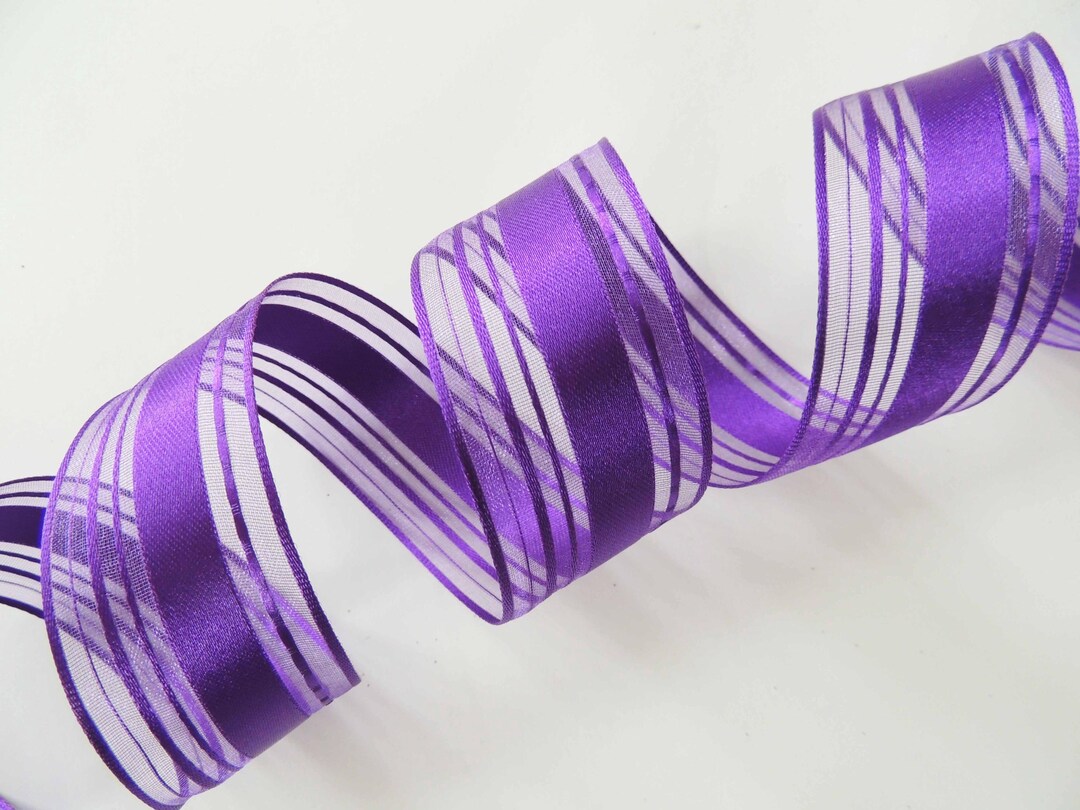 Rectangle Ribbon Purple 1.5
