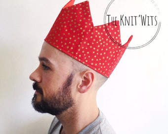 Reusable Christmas Fabric "Paper" Hat