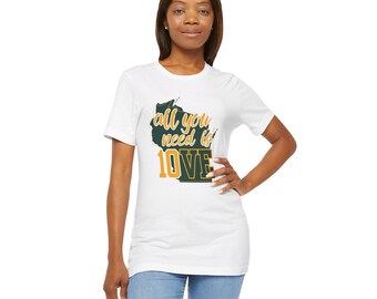 All You Need is Love Packers Tee, Jordan Love voetbalshirt