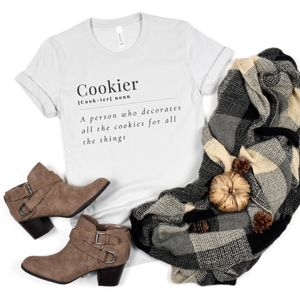 Cookier, Cookie lady shirt, Cookie shirt, Cookie lover shirt, Baking shirt, Cookie gift, Cookie T-shirt Cookie shirt, Gift for baker, Baking