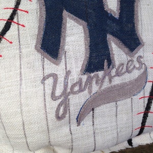 Baseball Burlap Door Hanger/wall Decor Ole Miss, Yankees, Rangers ...