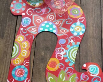 Super cute Wooden Initial Door Hanger