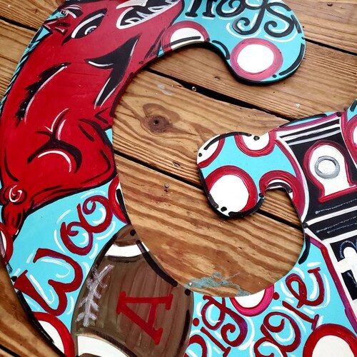 Colorful Sports Team Door Hanger Etsy