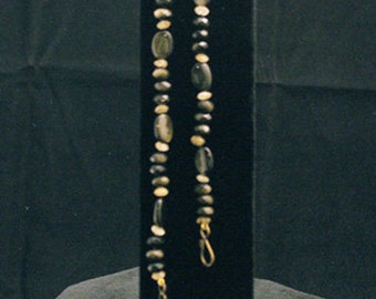 Blackgoldstone and Citrine Necklace