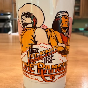 RARE vintage/antique Lone Ranger plastic pitcher by Coca-Cola (1981)