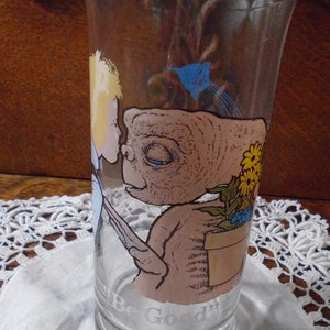 Gobelet en verre série ET Pizza Hut 1982