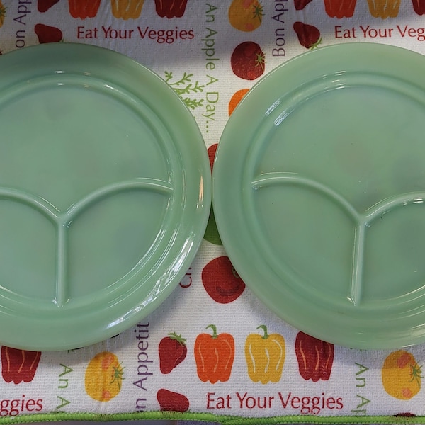 Fire King Divided Plate Etsy