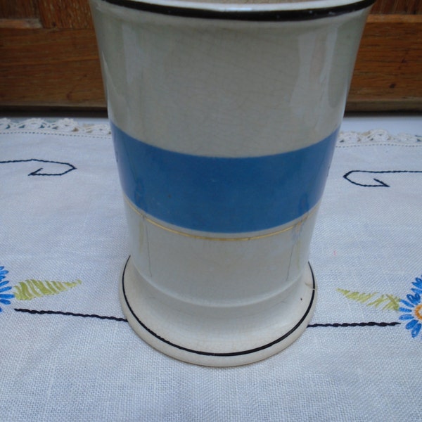 Vintage Blue/White Ceramic Vase