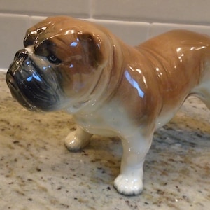 English Bulldog Figurine By Coopercraft Made In England