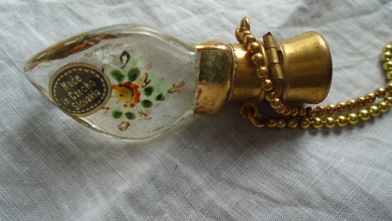 Victorian Chatelaine 3 Sided Scent Bottle With Ha… - image 3
