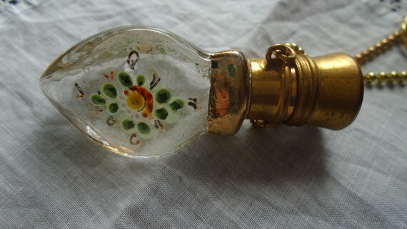 Victorian Chatelaine 3 Sided Scent Bottle With Ha… - image 2