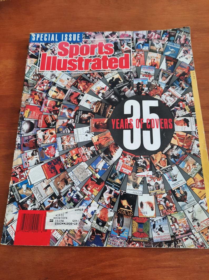 Sports Illustrated 35 Years of Covers Special Issue 1990 - Etsy