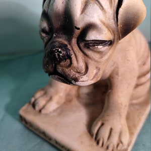 Chalk Ware Bulldog - Etsy Chalk Ware Bulldog - Etsy
