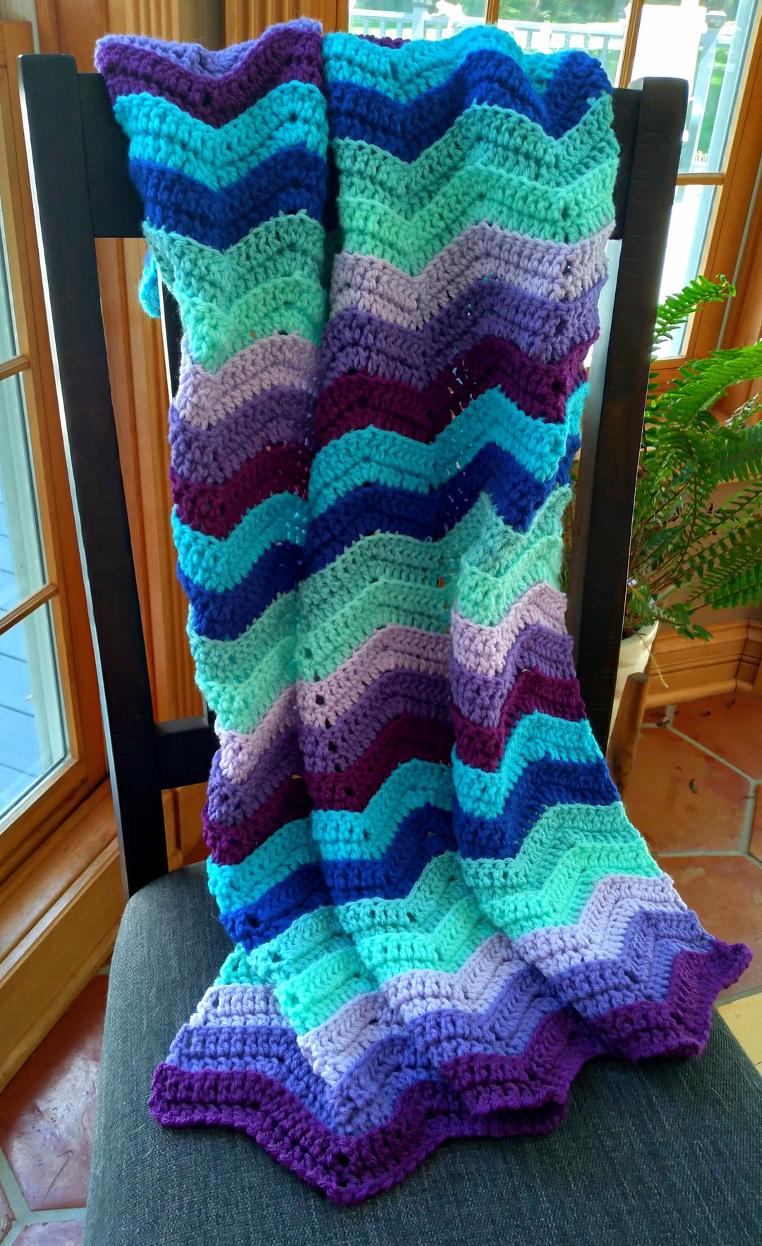 Handmade Crochet Dark Orchid, Lavender, Light Orchid, Mint, Dark