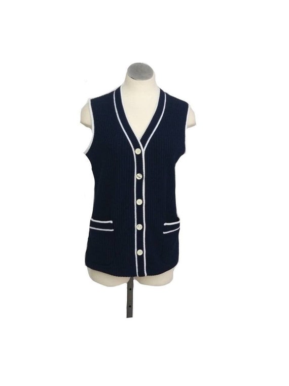Vintage nautical sweater vest Gem