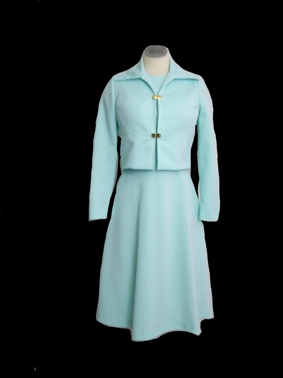 Mint Cream 70s Two Piece Set