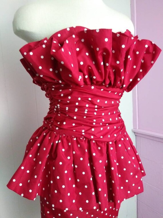 Vintage Polka Dot Dress | 80s does 50s | Eugene Al