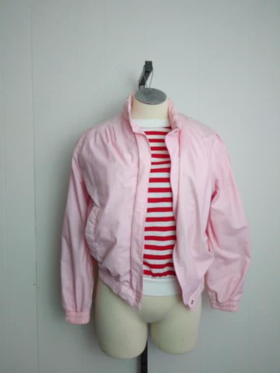 Vintage 1980s Pink Gloria Vanderbilt Jacket |Puffy