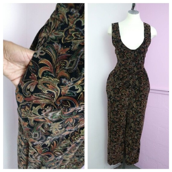 brocade one piece dresses