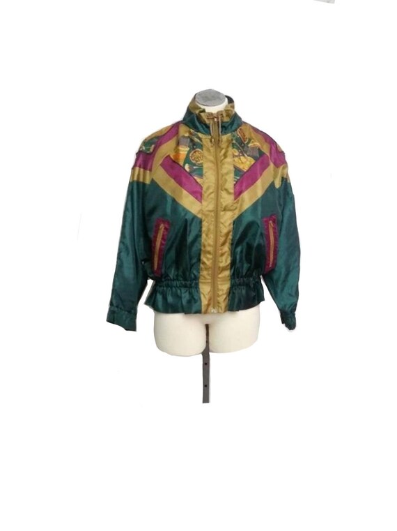 Color Block Windbreaker Jacket - Etsy
