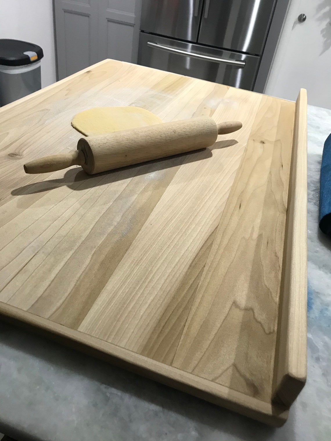 Large cutting board baking board wood dough board kneading Etsy