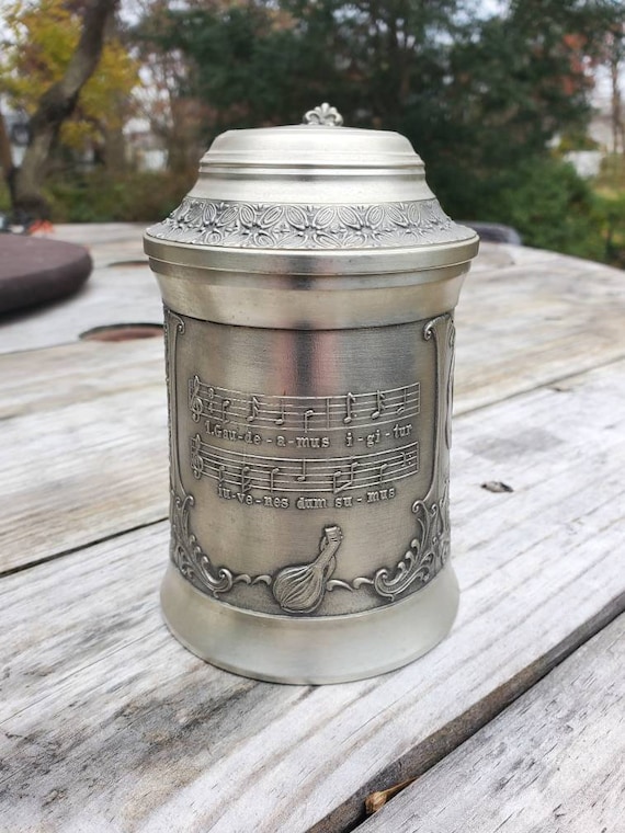 バイエルンミュンヘン 93/95 Made in UK Vintage German Irieling-Zinn 95% Pewter Beer Stein Fancy