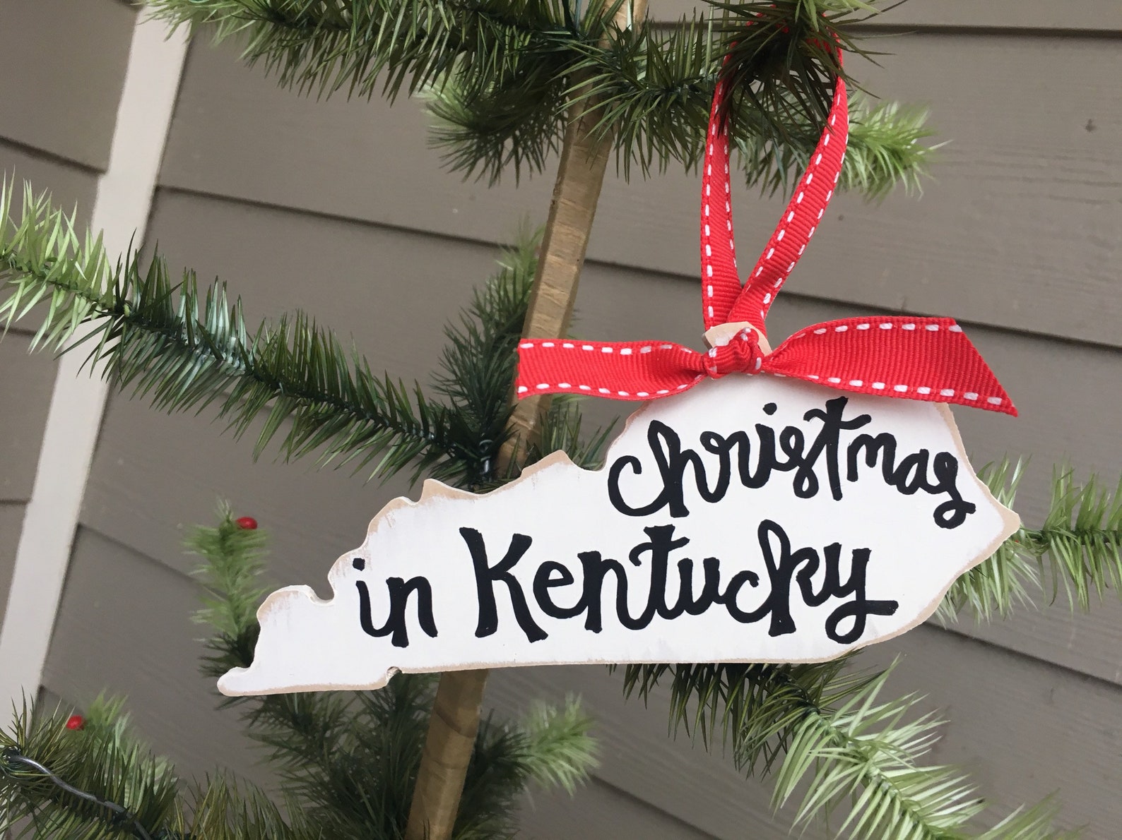 Kentucky Christmas Ornament Etsy