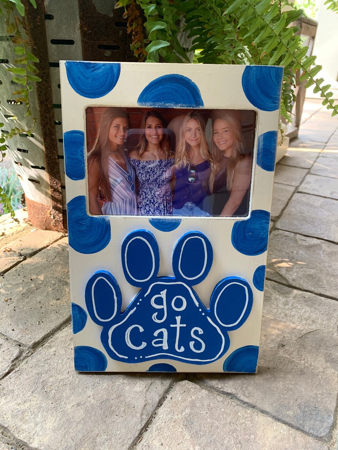 Kentucky Frame, UK Frame, Wildcat Frame, Paw Print Frame Etsy