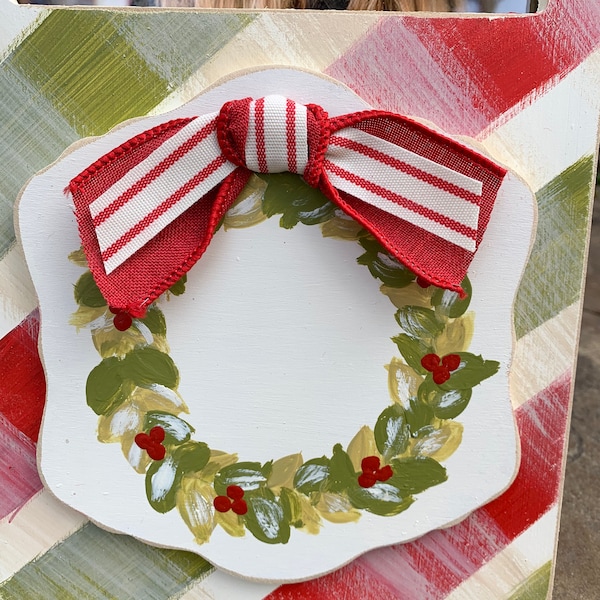 Picture Frame Christmas Wreath 