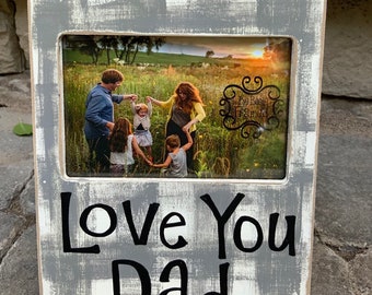 We love dad frame, Father's Day gift, Father's Day frame, grandpa frame, grandpa gift, personalized Father's Day gift