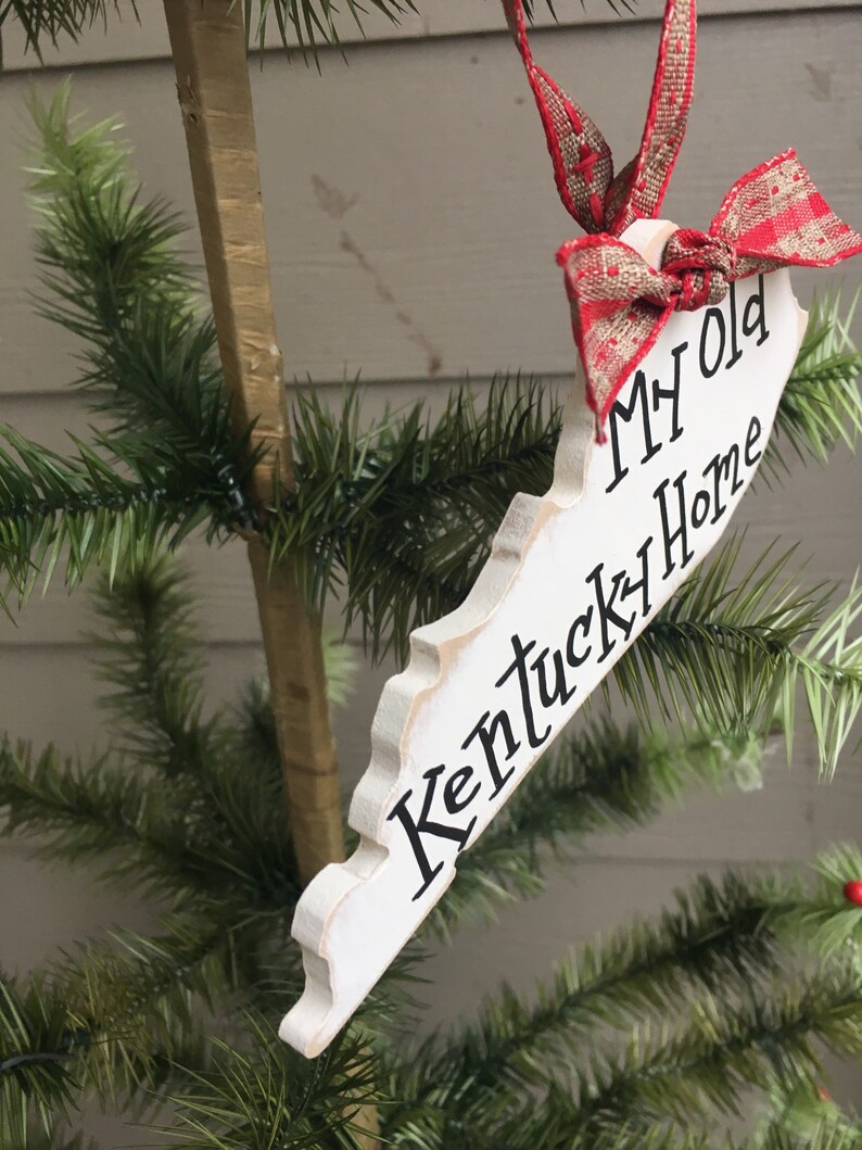 Kentucky Christmas Ornament Etsy