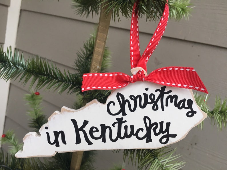 Kentucky Christmas Ornament Etsy