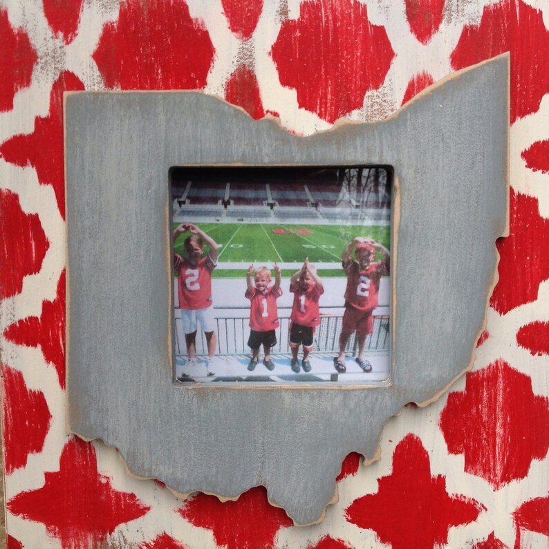 Ohio State Frame Etsy